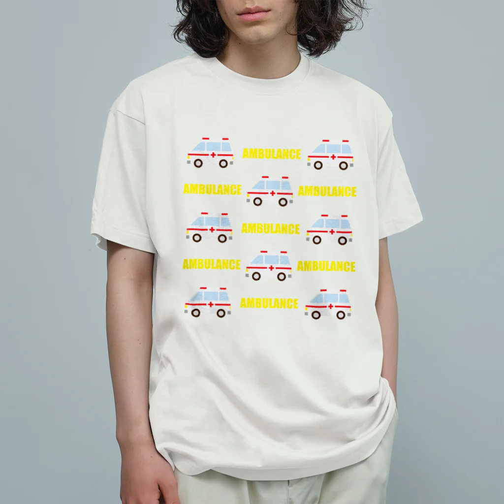 フォーヴァの救急車 オーガニックコットンTシャツ