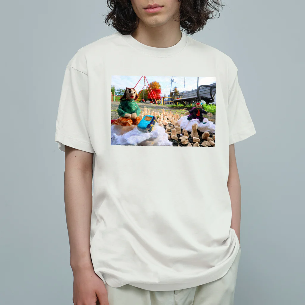 ハムプログッズのSFパパ日記Tシャツ Organic Cotton T-Shirt