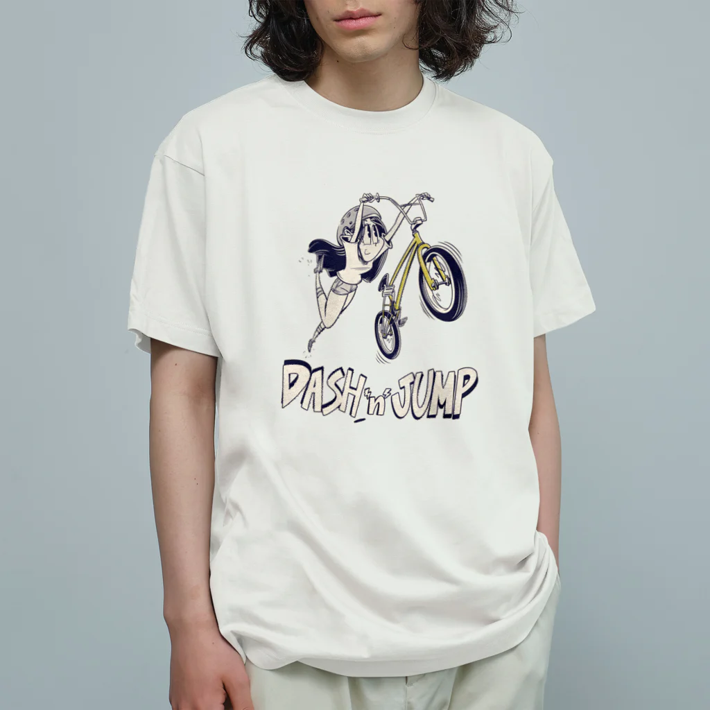 nidan-illustrationの"DASH 'n' JUMP" Organic Cotton T-Shirt