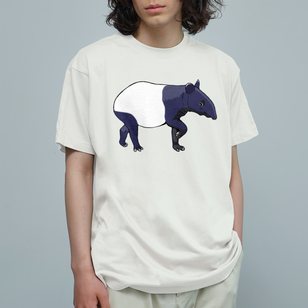 LalaHangeulのマレーバク母さん　文字無し Organic Cotton T-Shirt
