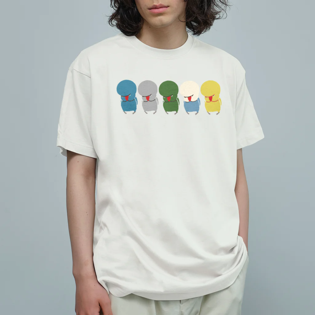 トリマメ堂ザッカ部のわかけたんず　ワカケホンセイインコ Organic Cotton T-Shirt