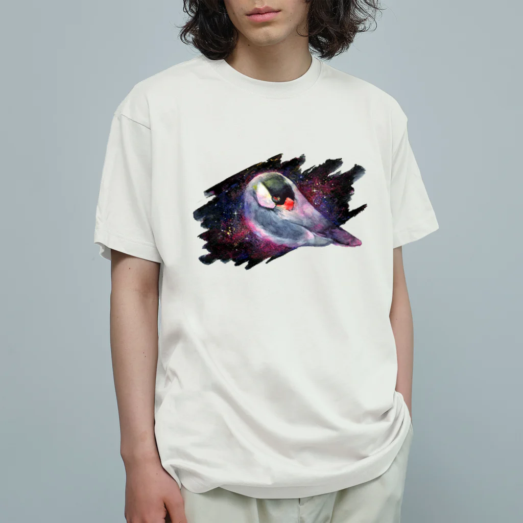 kadoBIRDのユニバースぶんちょ２ オーガニックコットンTシャツ