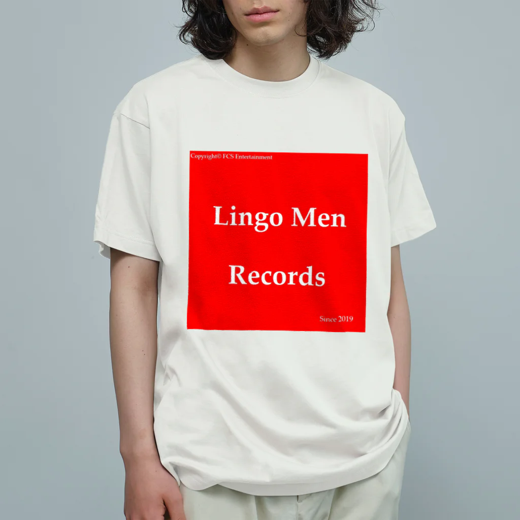 FCS Entertainmentの#Lingo_Men_Records Organic Cotton T-Shirt