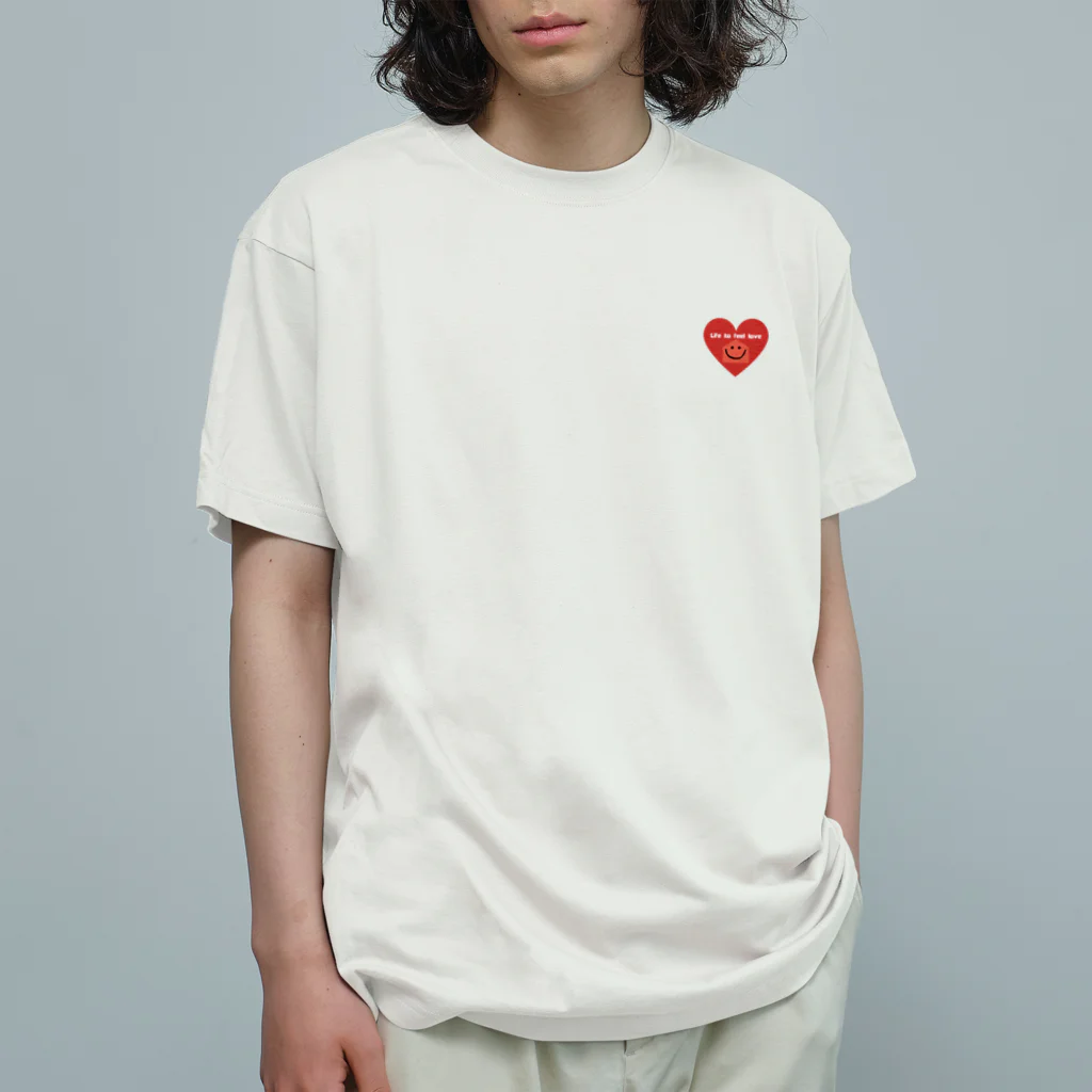 Life to feel loveのLifetofeellove オーガニックコットンTシャツ