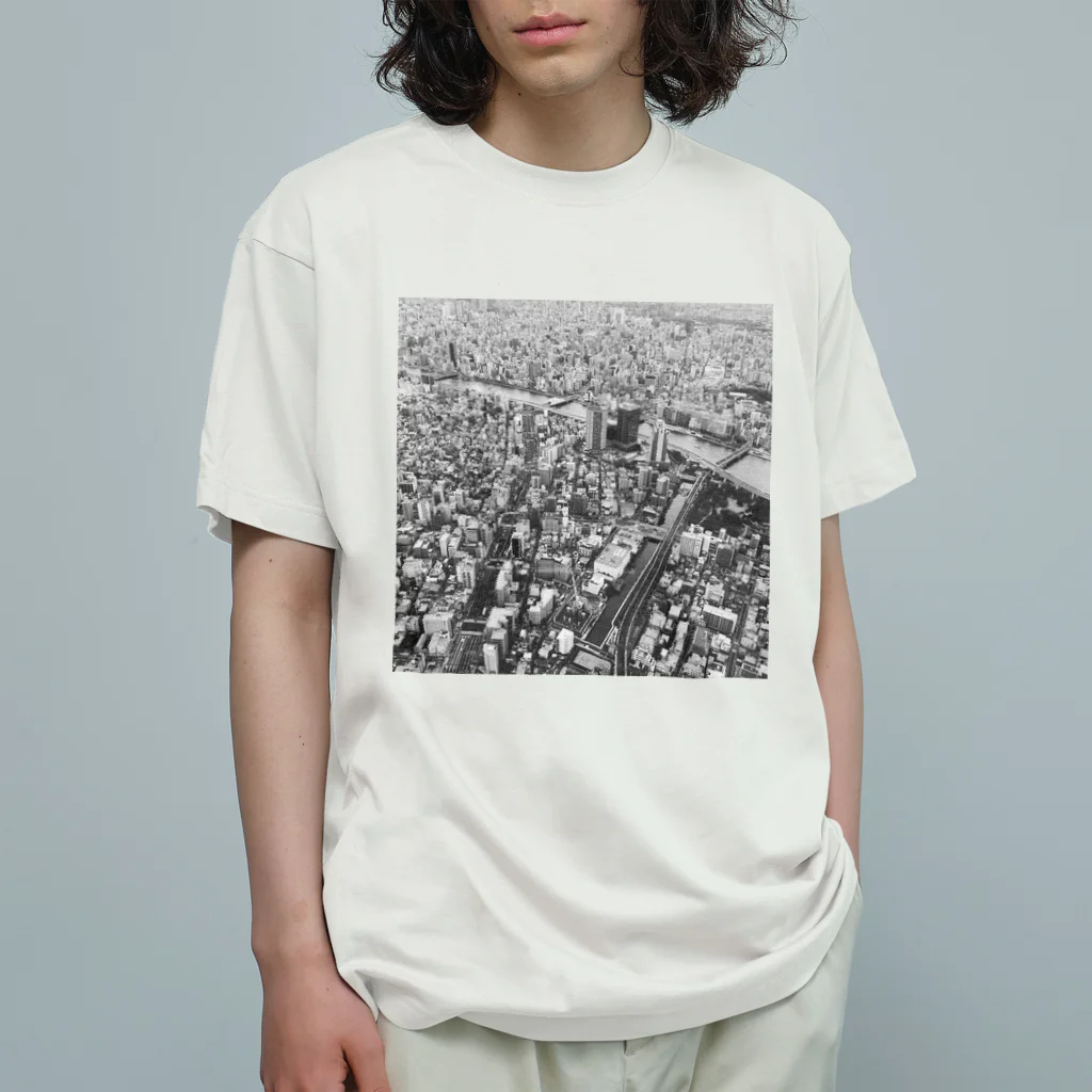 枠T専門店『Frame』の写真枠T/モノクロTOKYO オーガニックコットンTシャツ