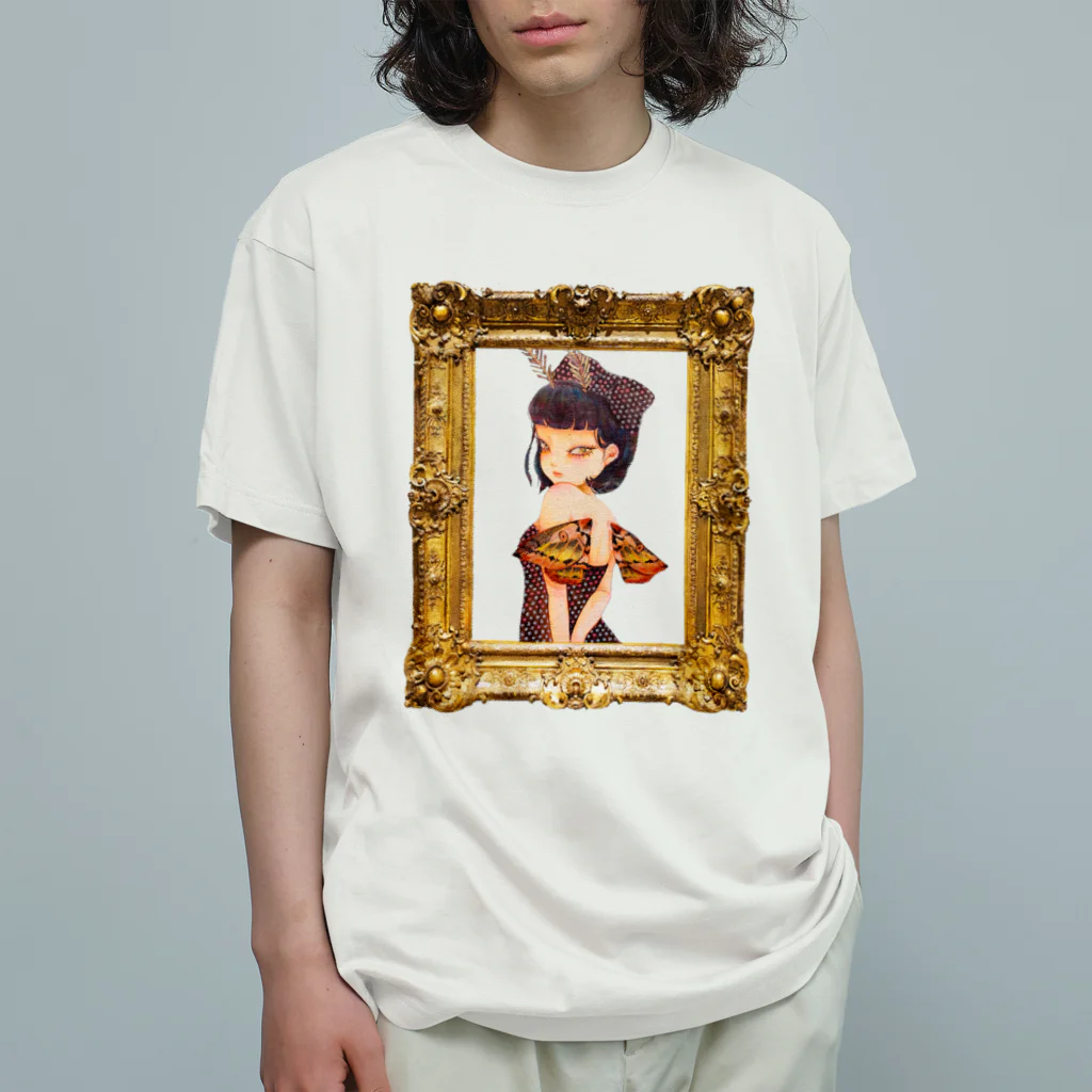 みみずのモガ Organic Cotton T-Shirt