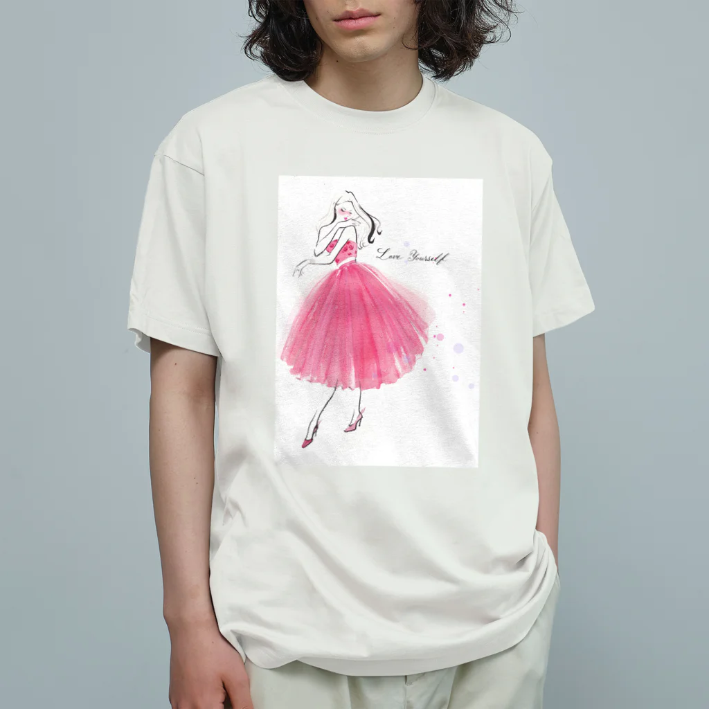 Jojo Yan | A Fashion IllustratorのBe yourself Organic Cotton T-Shirt