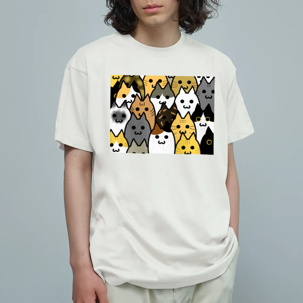 SHOP ベアたんの猫いっぱい Organic Cotton T-Shirt