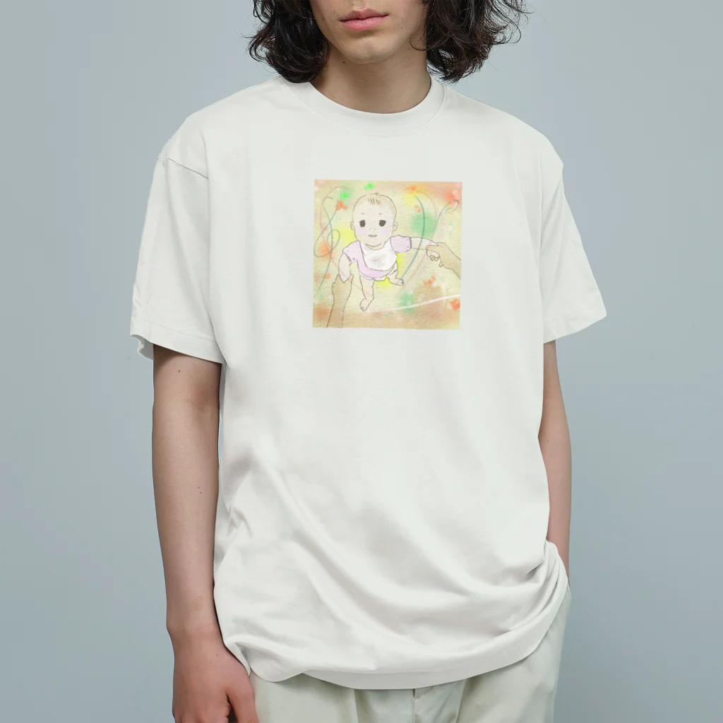 ポップヌードルの芽生え オーガニックコットンTシャツ