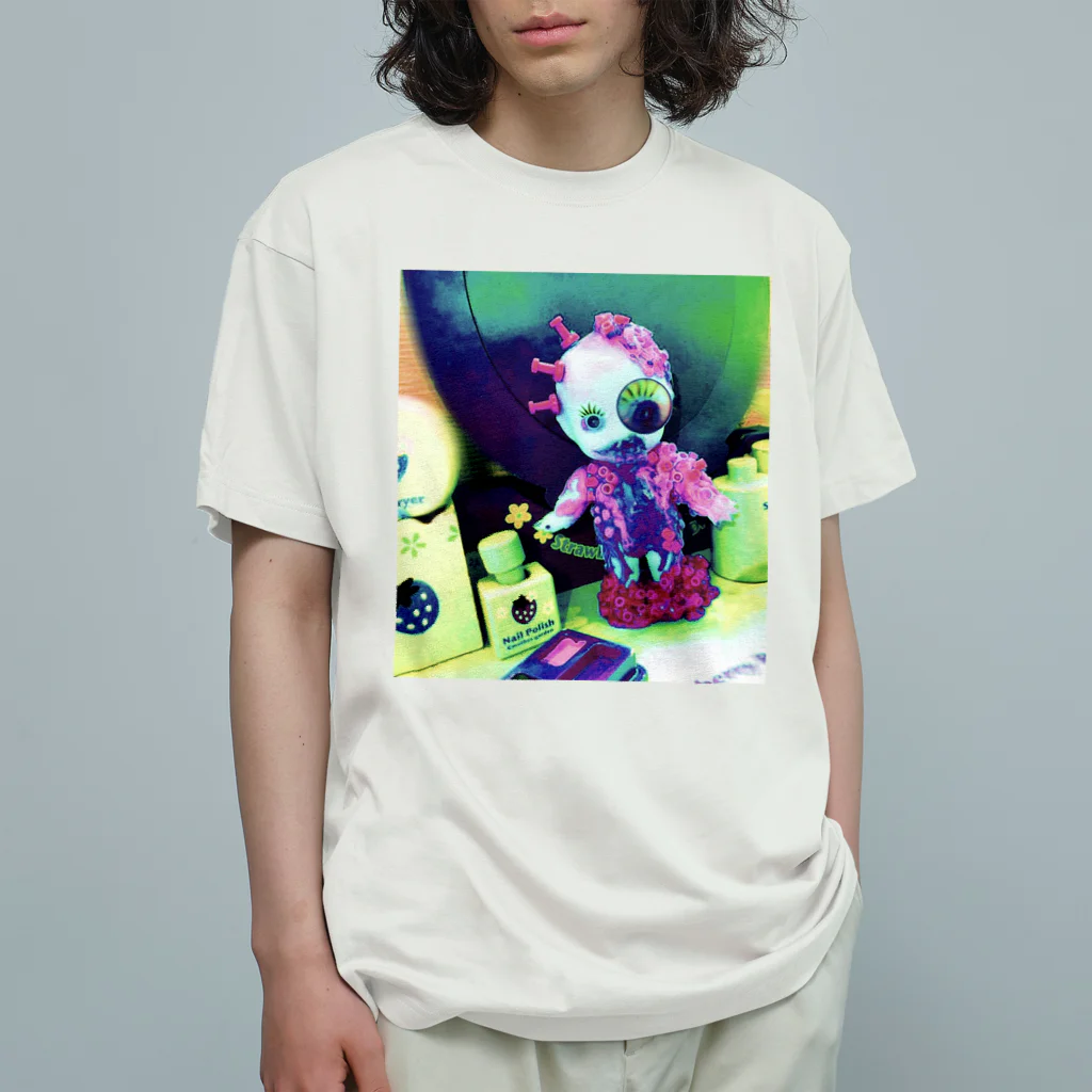 egg Artworks & the cocaine's pixの物語『トロちゃん』 Organic Cotton T-Shirt