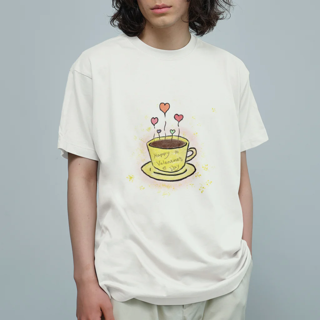 めりこのバレンタイン オーガニックコットンTシャツ