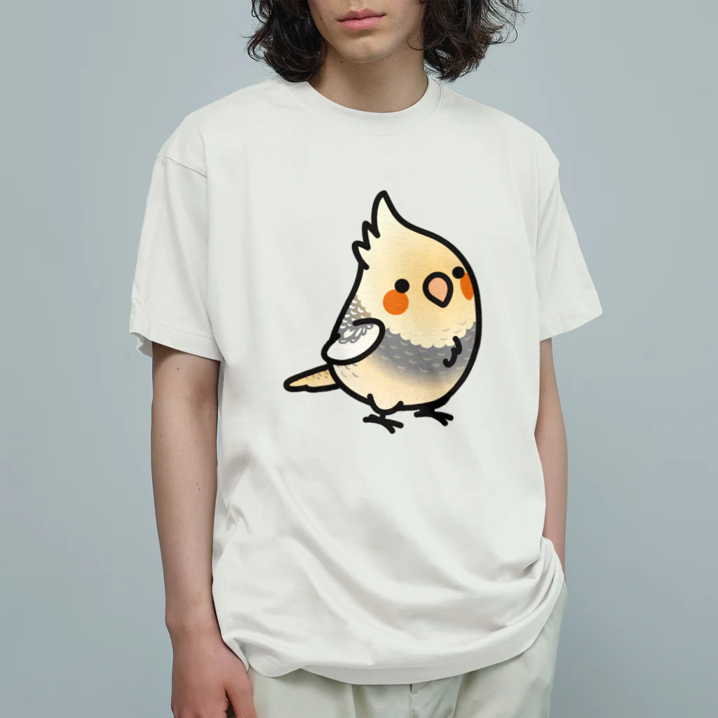 Cody the LovebirdのChubby Bird　オカメインコ オーガニックコットンTシャツ