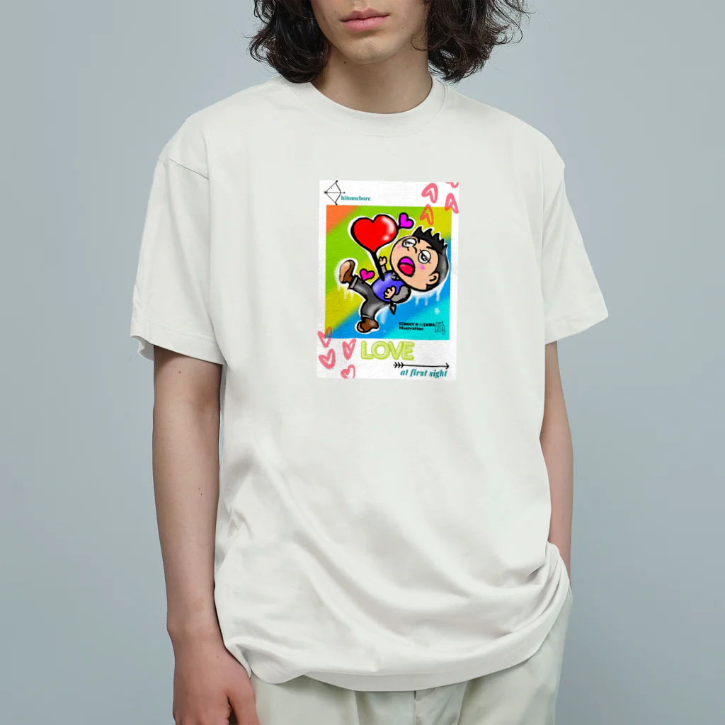 TOMMY★☆ZAWA　ILLUSTRATIONのひとめぼれ。ふたたび。 オーガニックコットンTシャツ