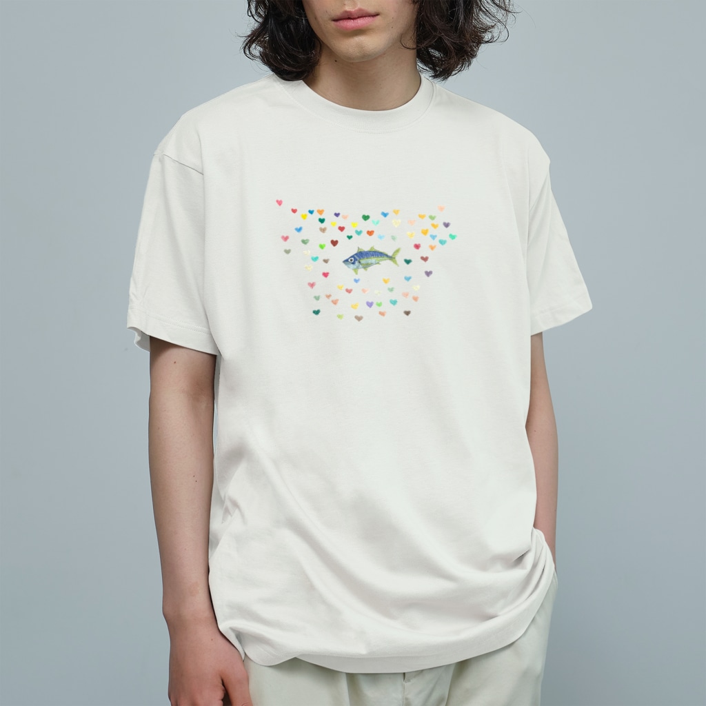 futaba_npoのハートの海 Organic Cotton T-Shirt