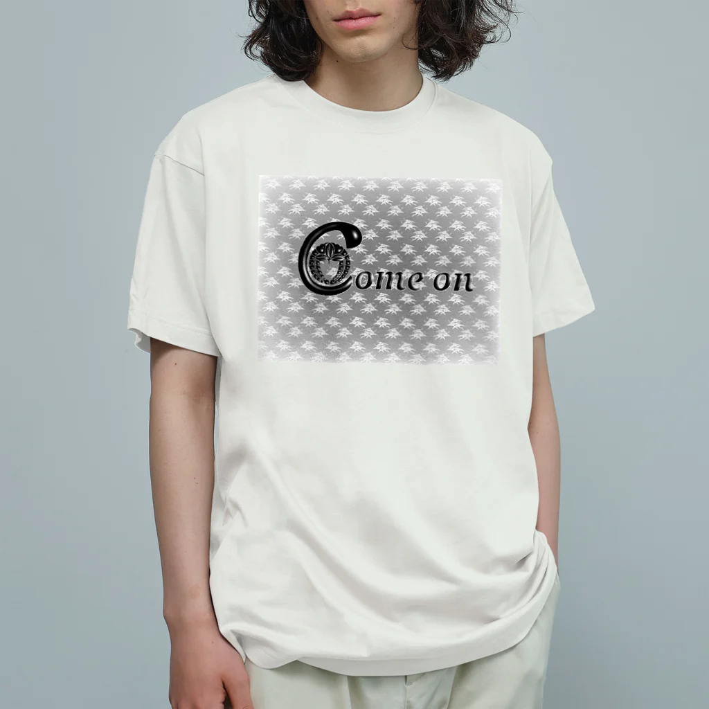 maccha47の家紋カモン オーガニックコットンTシャツ