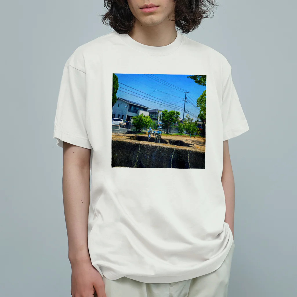 ケンタウルスの露のフォトデザイン(溢れた夏) オーガニックコットンTシャツ