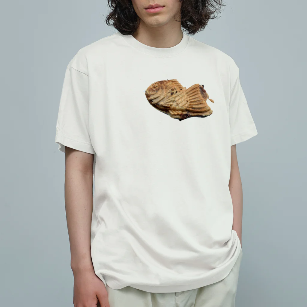 tatatakahashiのたい焼き オーガニックコットンTシャツ
