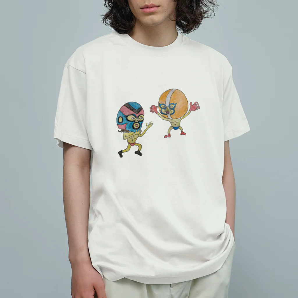 miiinaのMASKの人達 オーガニックコットンTシャツ