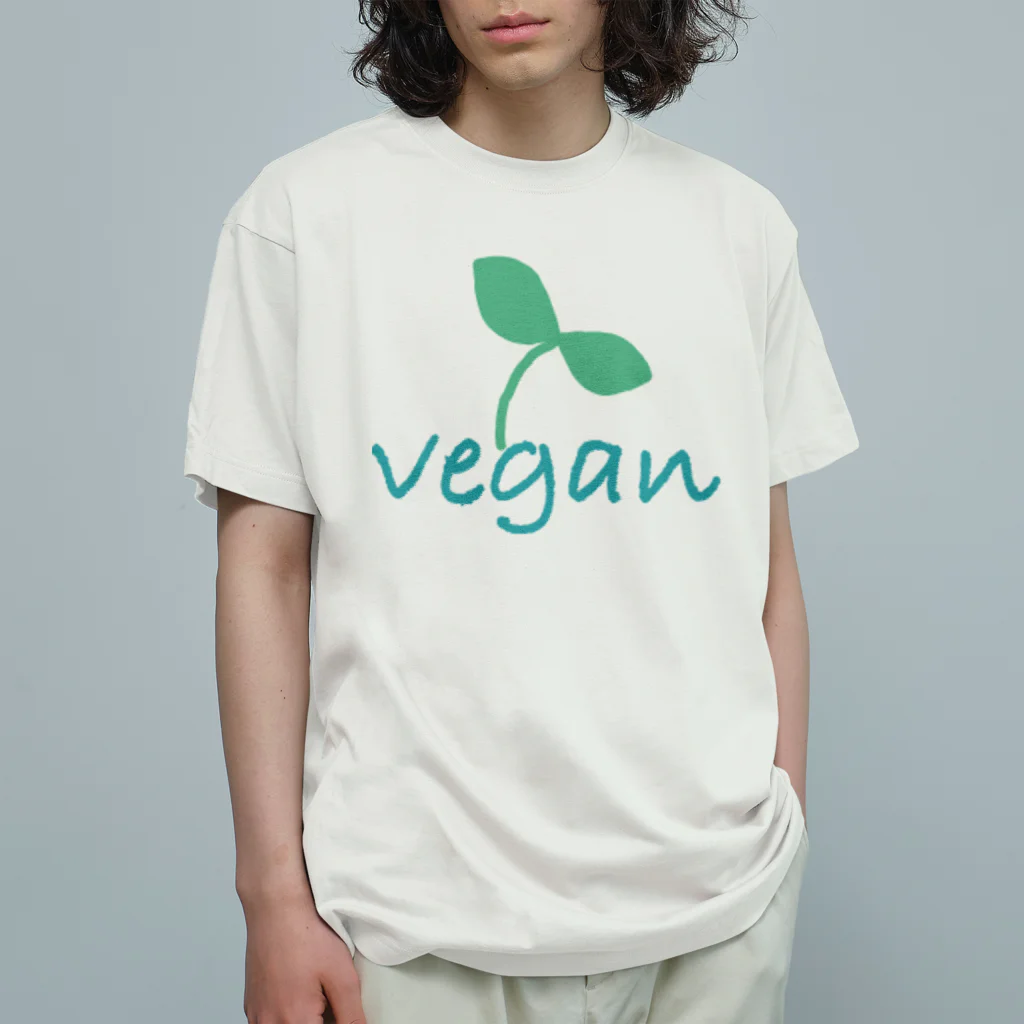 vegan-life-shopのgo vegan life Organic Cotton T-Shirt