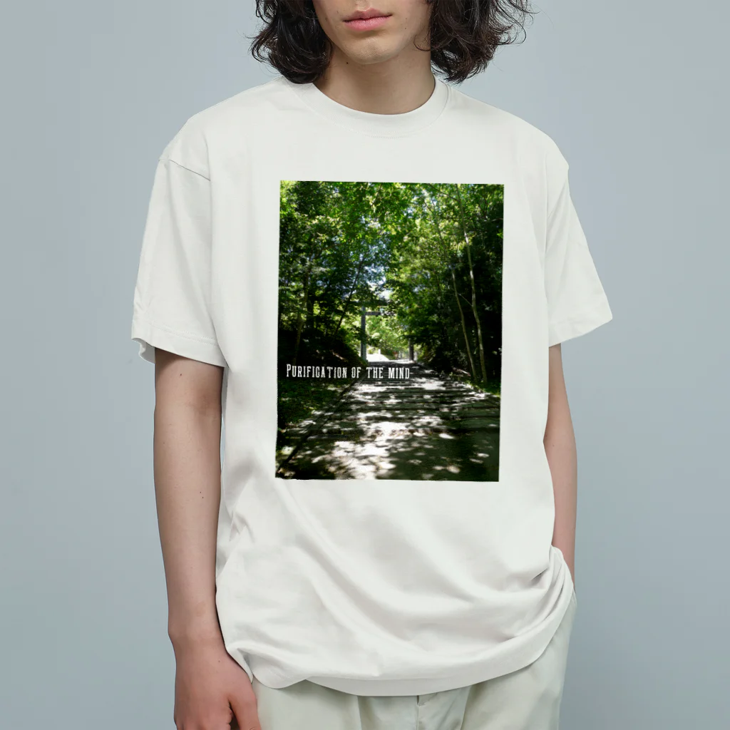 TAKUYA DESIGN WORKSのPurification of the mind オーガニックコットンTシャツ