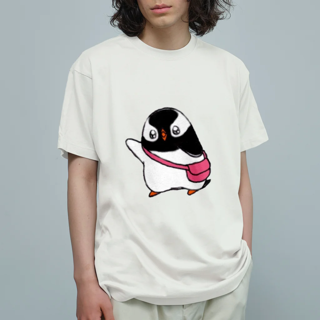 ヤママユ(ヤママユ・ペンギイナ)のジェンツーペンギンのプピゴン オーガニックコットンTシャツ