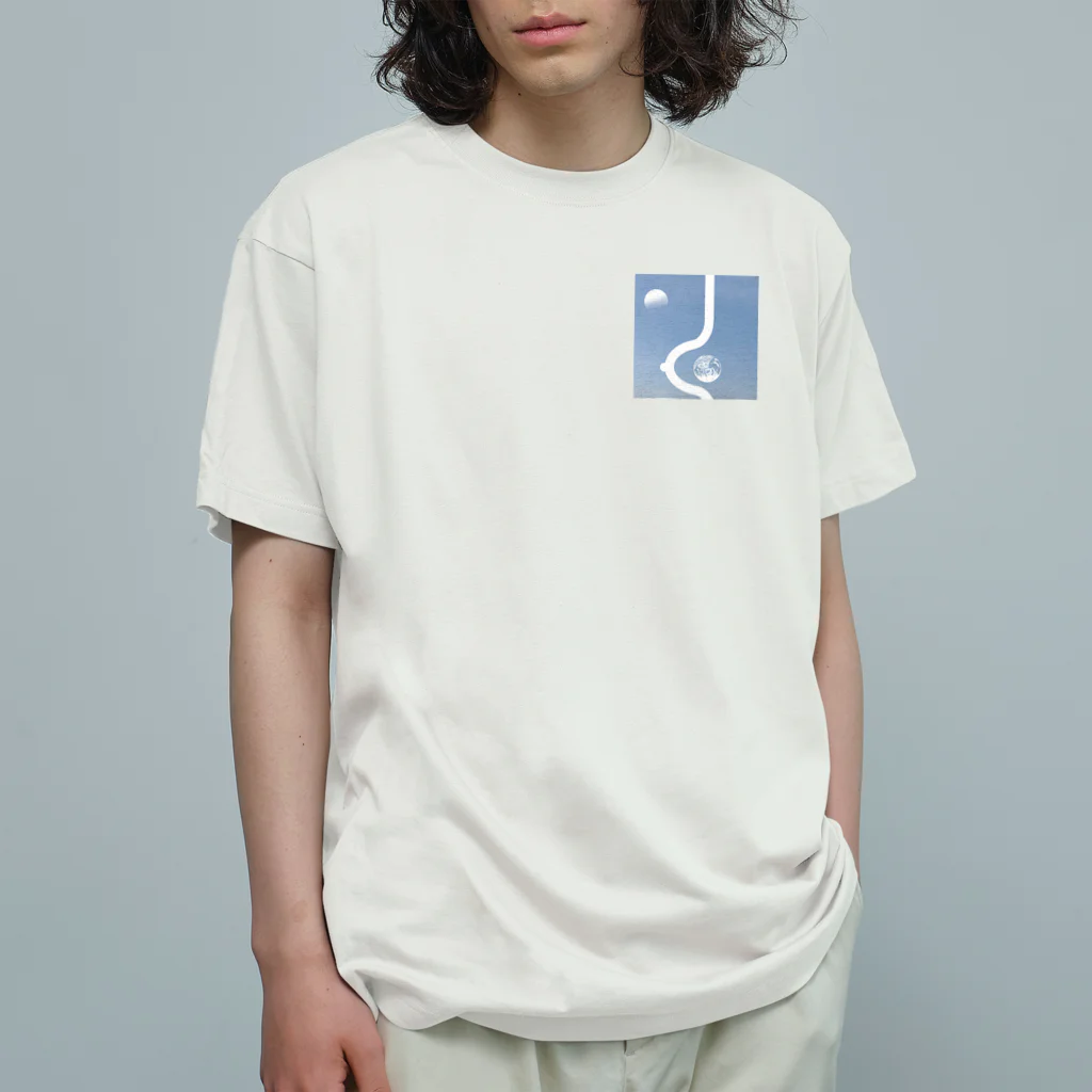 THEAの昼の月 オーガニックコットンTシャツ