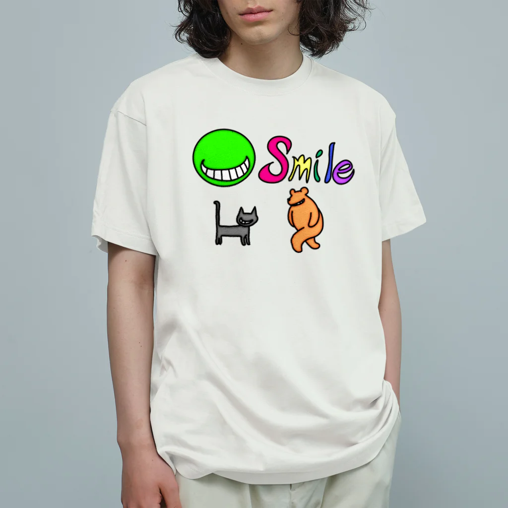 武者小路夕桐のSmile オーガニックコットンTシャツ