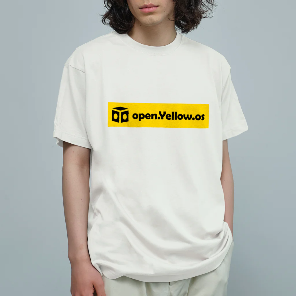 open.Yellow.os original official goods storeのopen.Yellow.os公式支援グッズ オーガニックコットンTシャツ