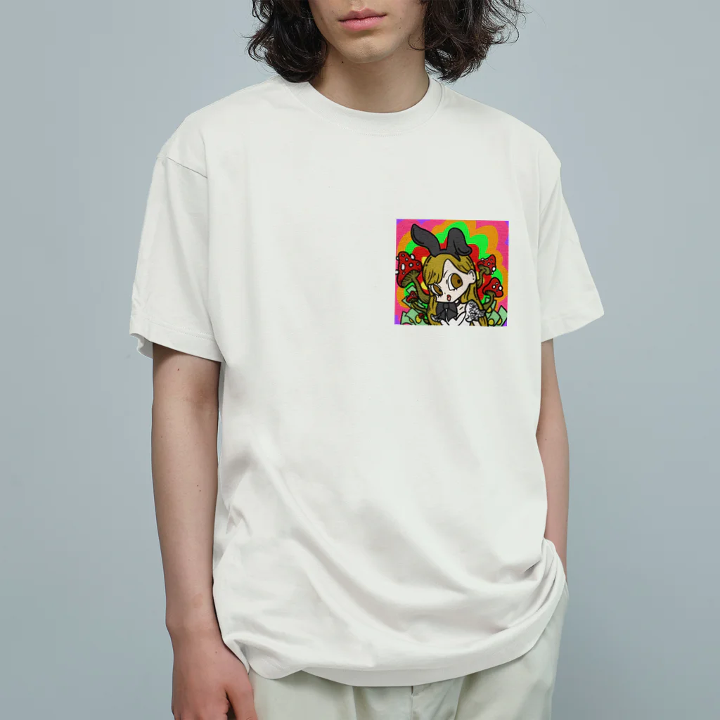 LiLりり🦖🌞のりるりりprint オーガニックコットンTシャツ