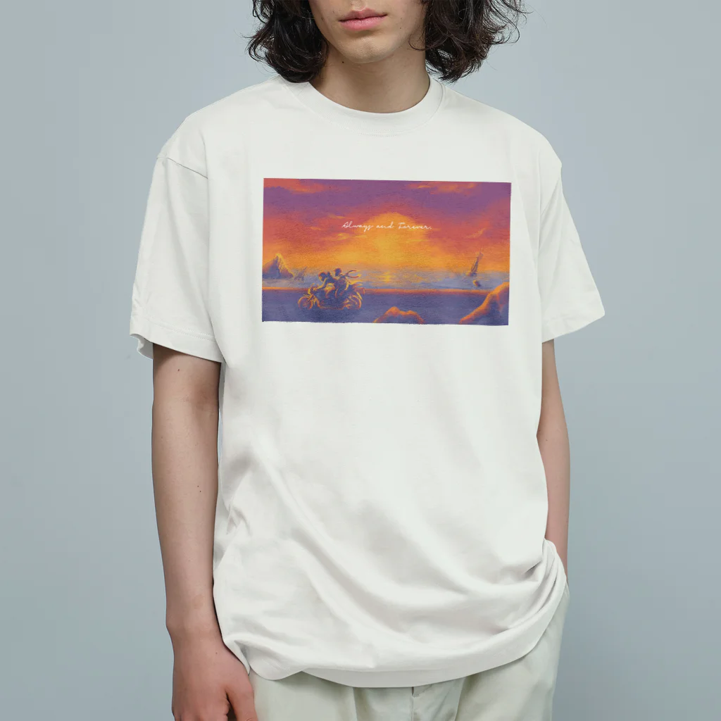 たきびすりーぷのalways and forever Organic Cotton T-Shirt