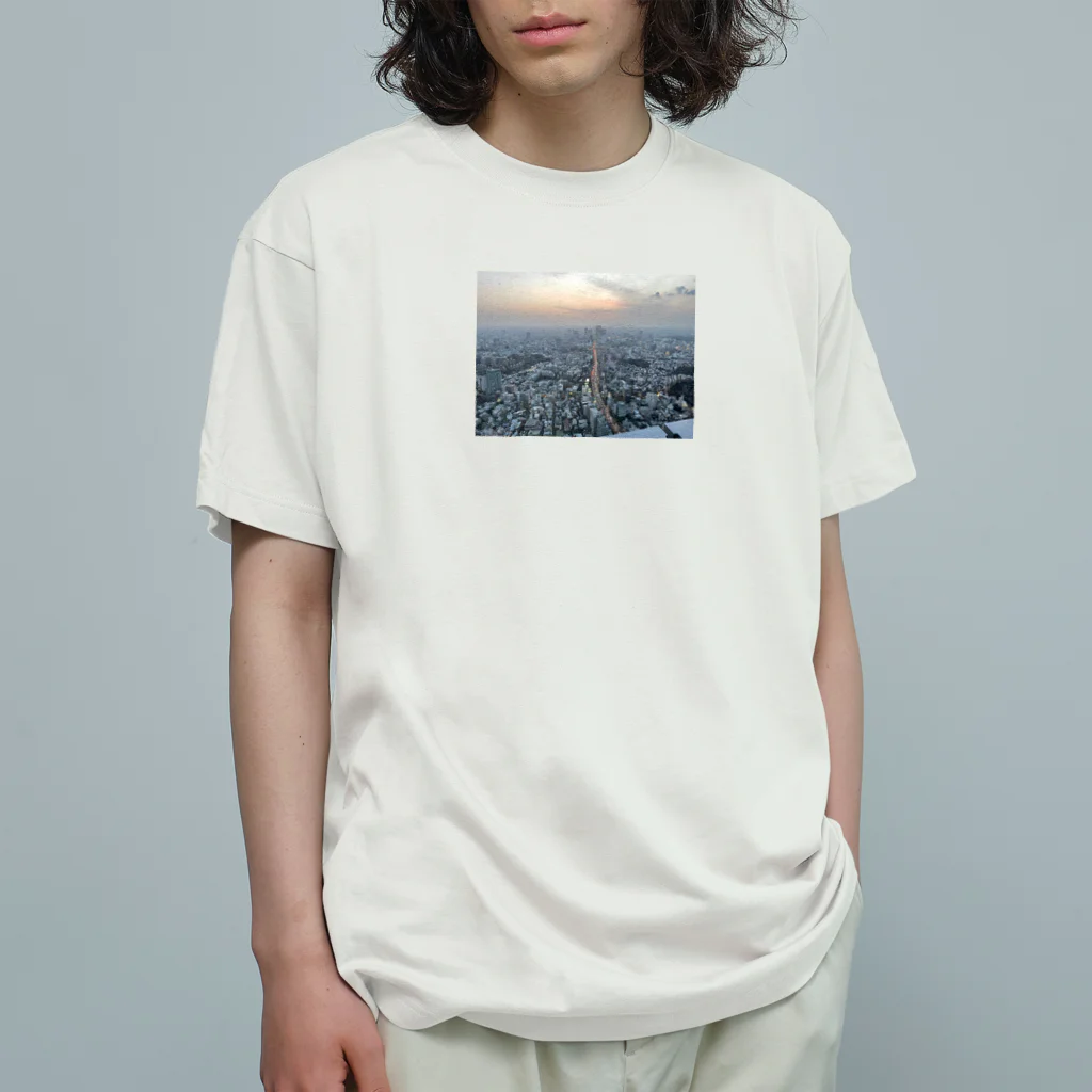 ポメラニアンの福(9歳)の都会 Organic Cotton T-Shirt