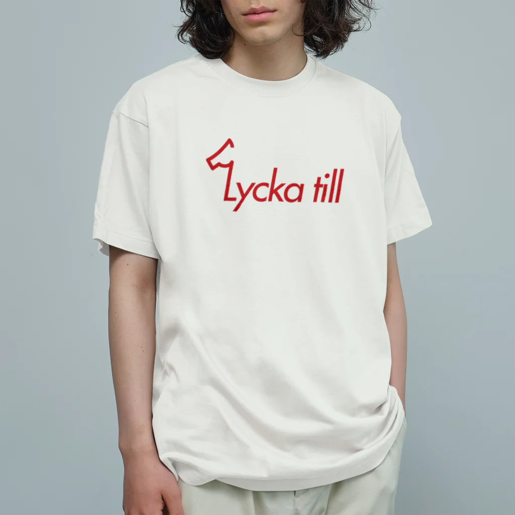 NICE ONEのLycka till オーガニックコットンTシャツ