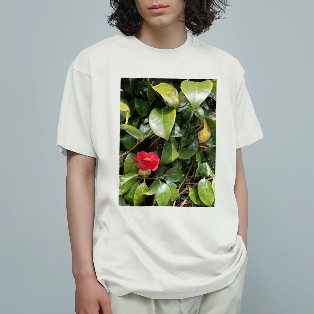 メロ吉❤️の神社の花 Organic Cotton T-Shirt