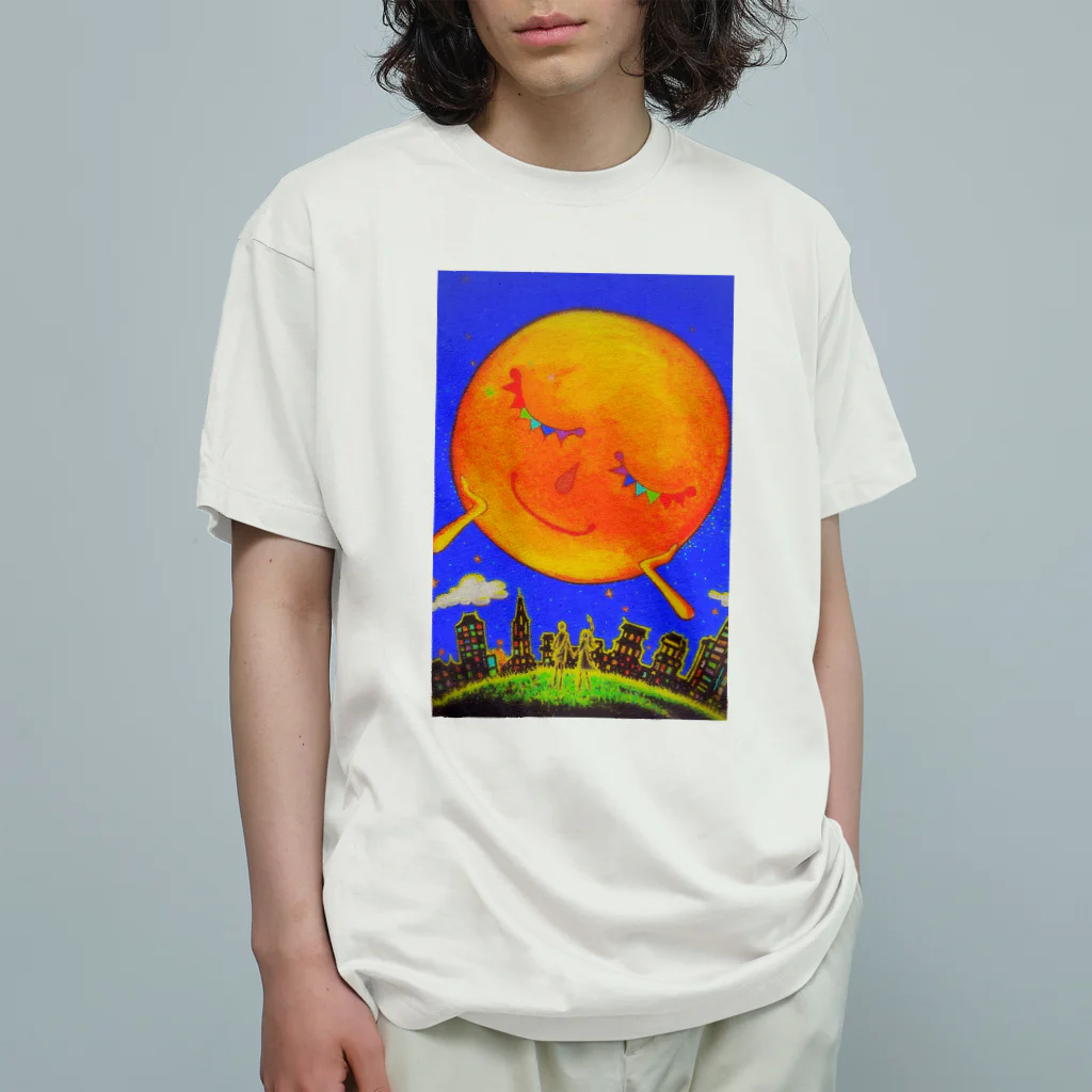 ぽんぽんあーと工房のツインソウル オーガニックコットンTシャツ