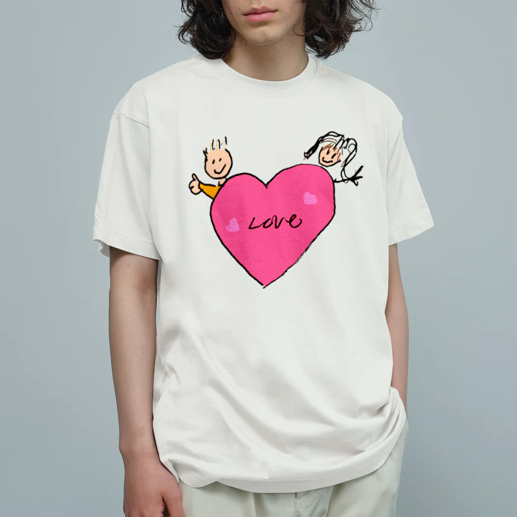 Walton’sのハート　ピンク Organic Cotton T-Shirt