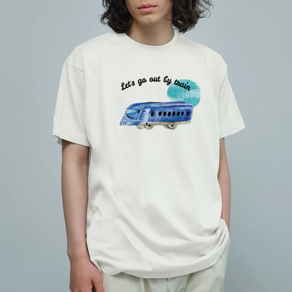 ブルーカメラのシンプルTシャツ屋のラピートTシャツ オーガニックコットンTシャツ