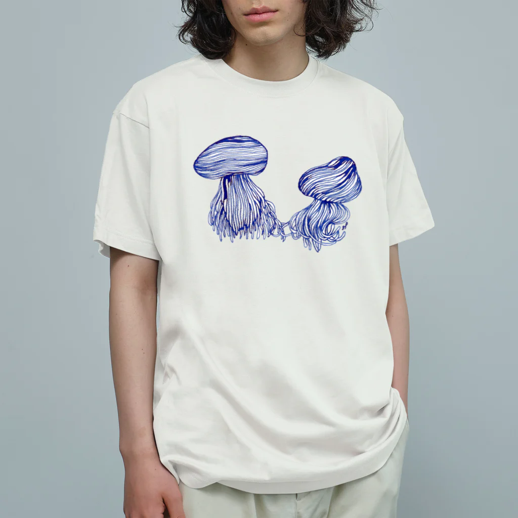 オガサワラミチのマーシャンライン Organic Cotton T-Shirt