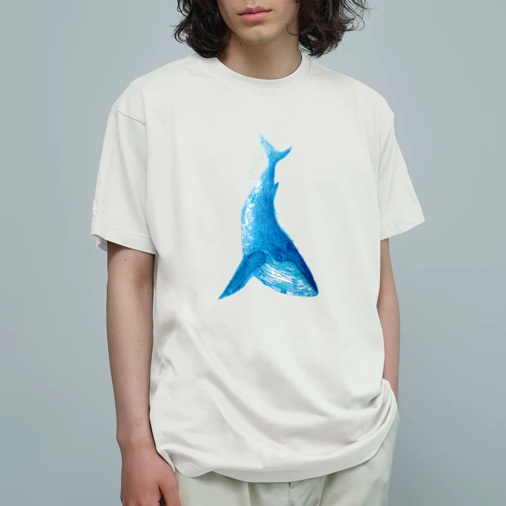 shokomumuのYAKUSHIMA ∞ ザトウクジラ オーガニックコットンTシャツ