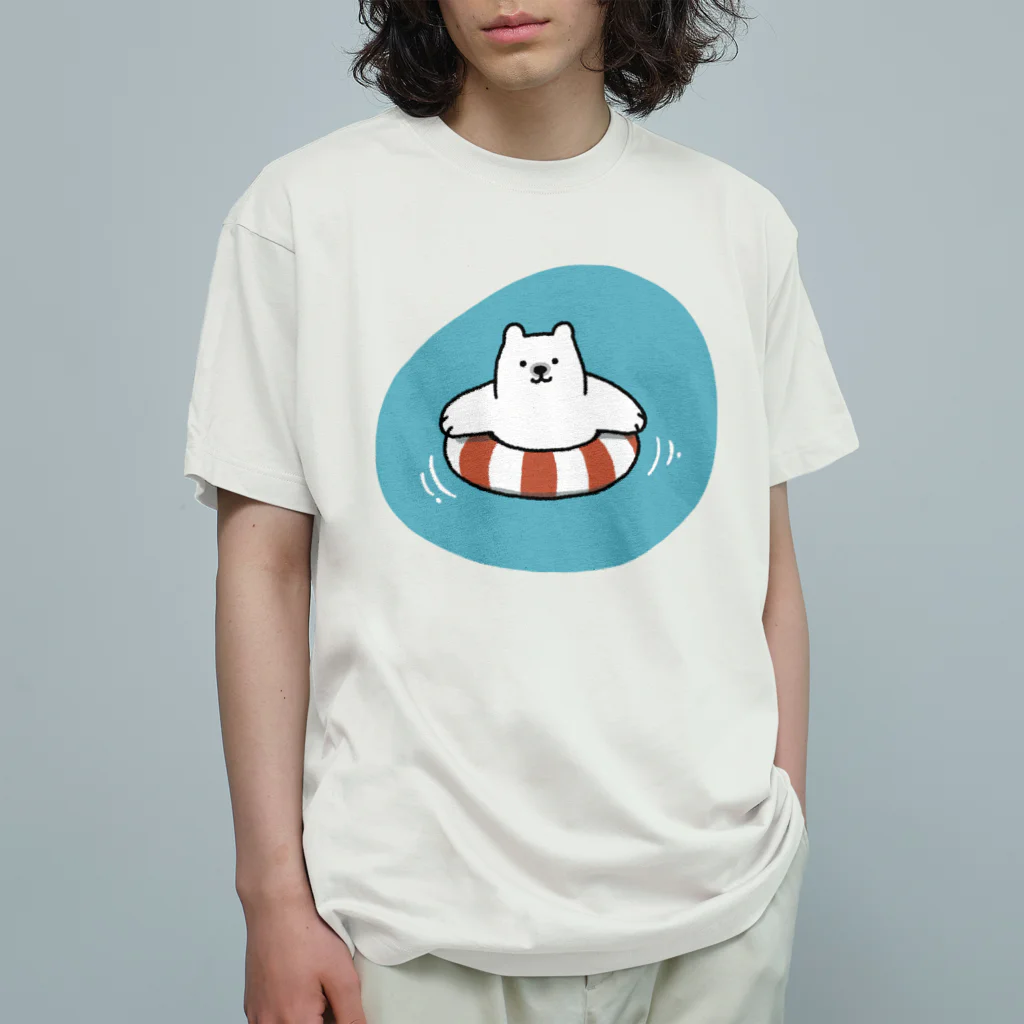 ホーリーモーリーギャラリーのぷかぷか浮かぶしろくまくん オーガニックコットンTシャツ