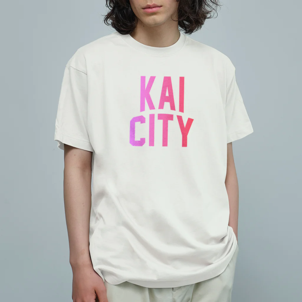 JIMOTOE Wear Local Japanの甲斐市 KAI CITY オーガニックコットンTシャツ