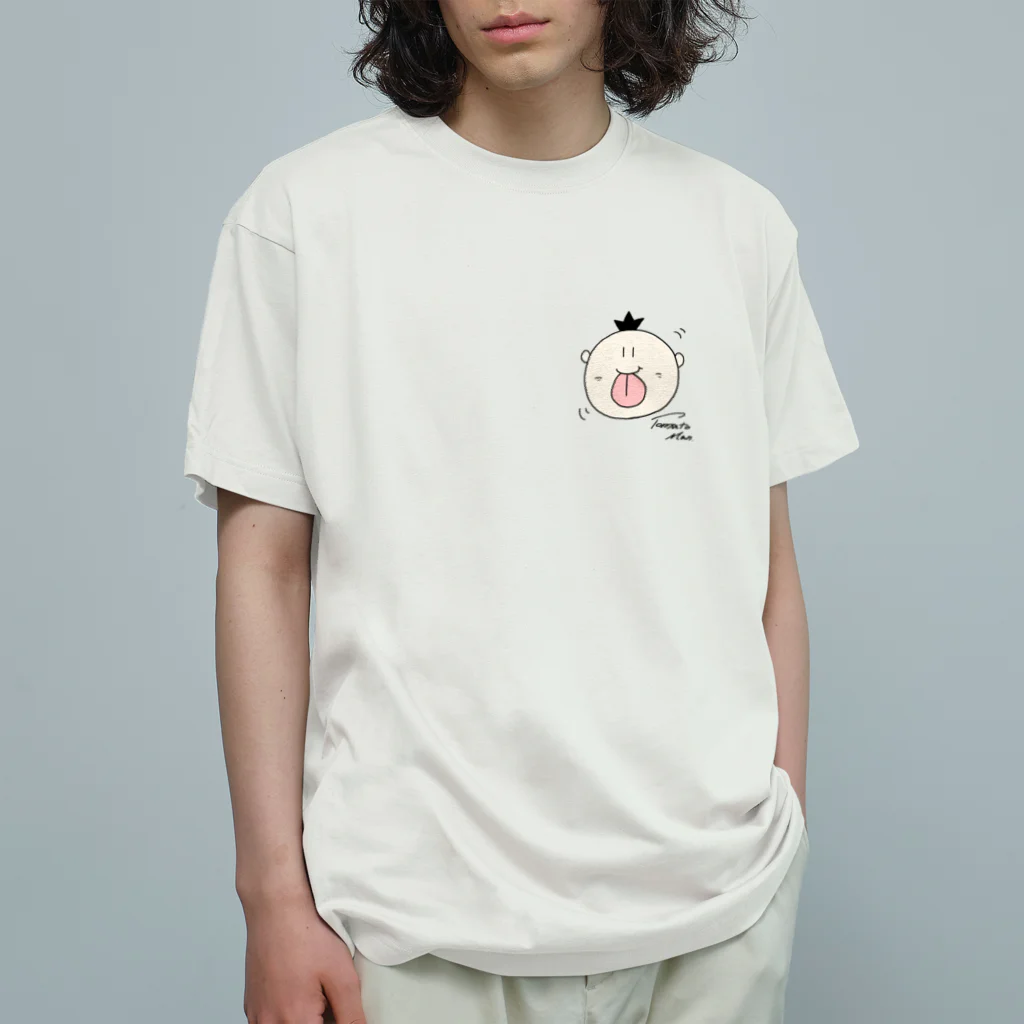 TOMATO_Designのfunny tomato（ファニー　トマト) オーガニックコットンTシャツ