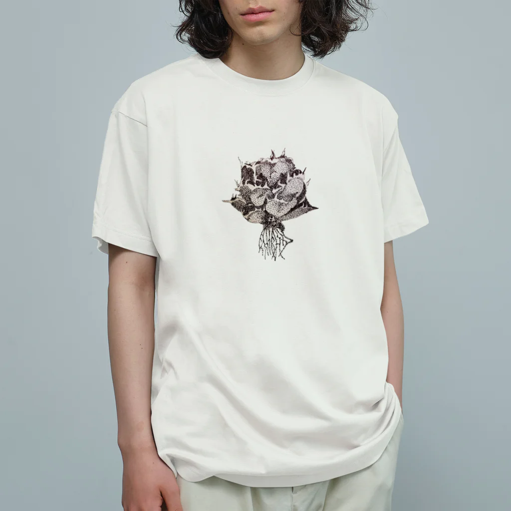 HARAHARA   SHOPのアガベチタノタ白鯨 Organic Cotton T-Shirt