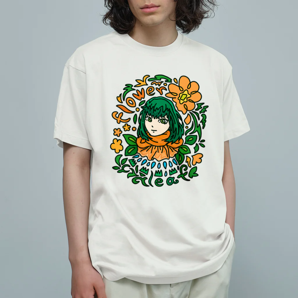 ハナドリカ SUZURI店の花と緑の使い手 Organic Cotton T-Shirt