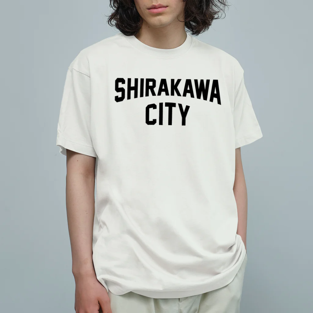 JIMOTOE Wear Local Japanの白河市 SHIRAKAWA CITY オーガニックコットンTシャツ