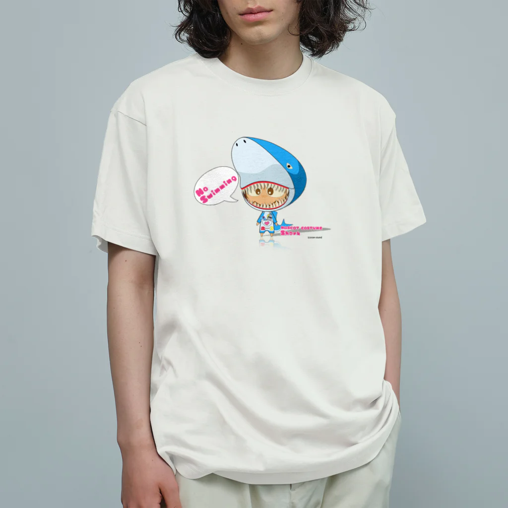 snow-soundのMascot costume Shark Organic Cotton T-Shirt