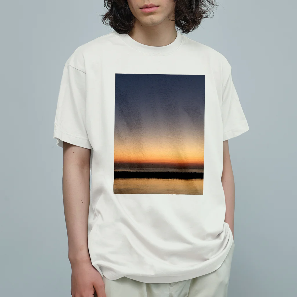 ArtWillの瀬戸内マジックアワー(夕明り) オーガニックコットンTシャツ