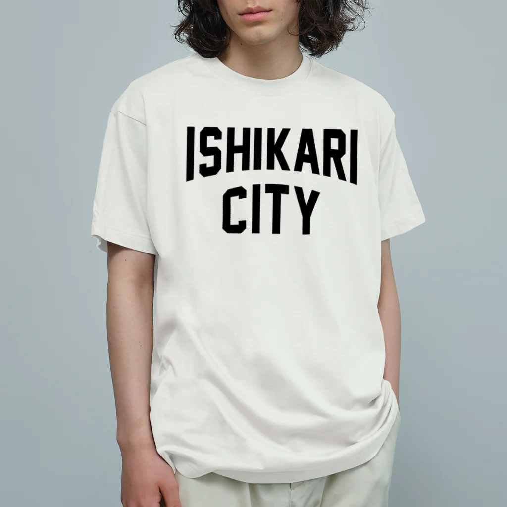 JIMOTO Wear Local Japanの石狩市 ISHIKARI CITY オーガニックコットンTシャツ