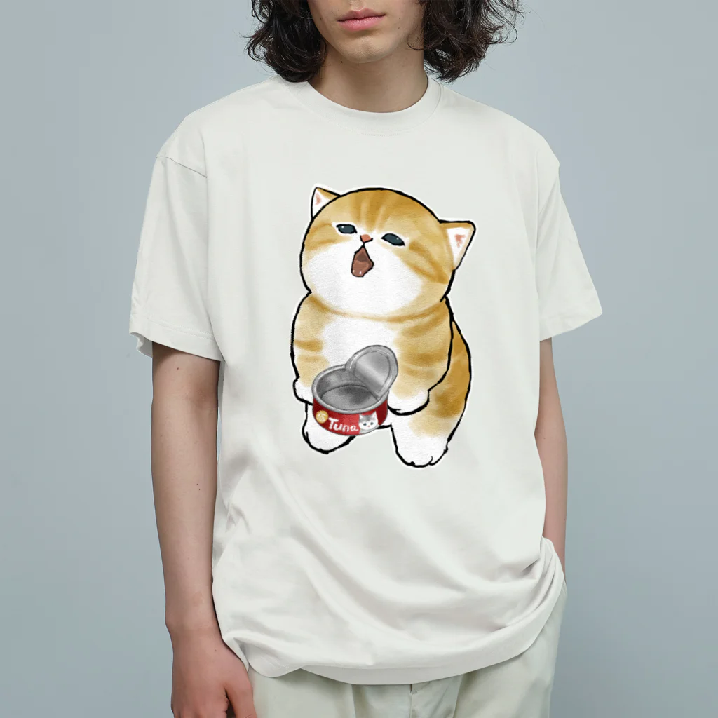 mofusandのごはんちょーだい オーガニックコットンTシャツ