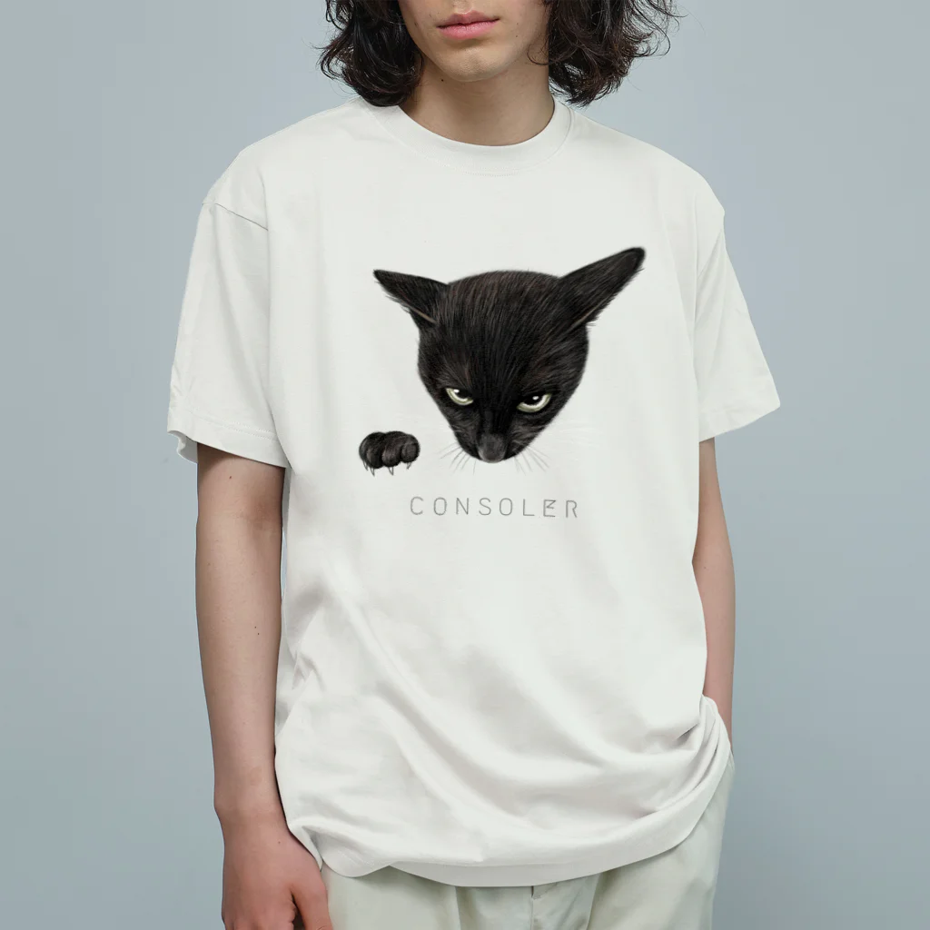 CONSOLER(コンソレ)のCONSOLER 猫 004 オーガニックコットンTシャツ