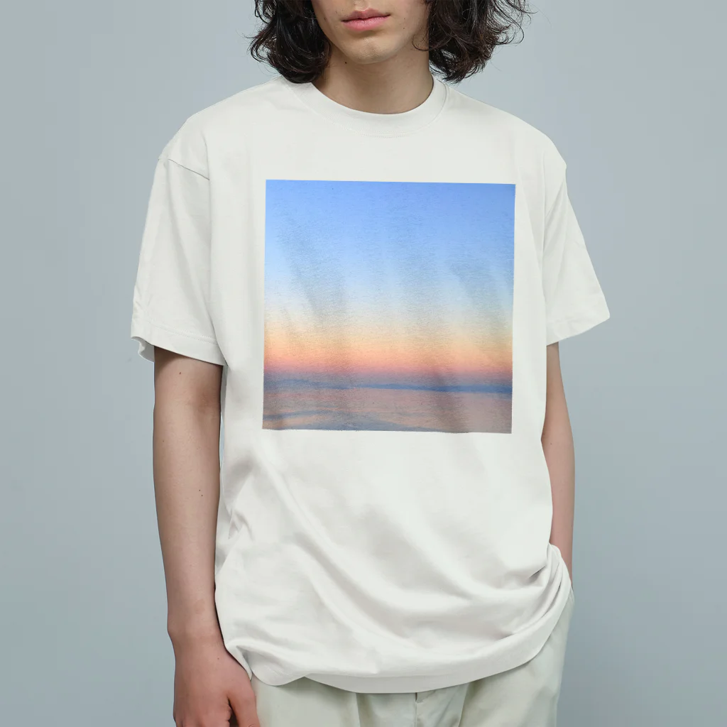 ArtWillの瀬戸内 朝靄 オーガニックコットンTシャツ